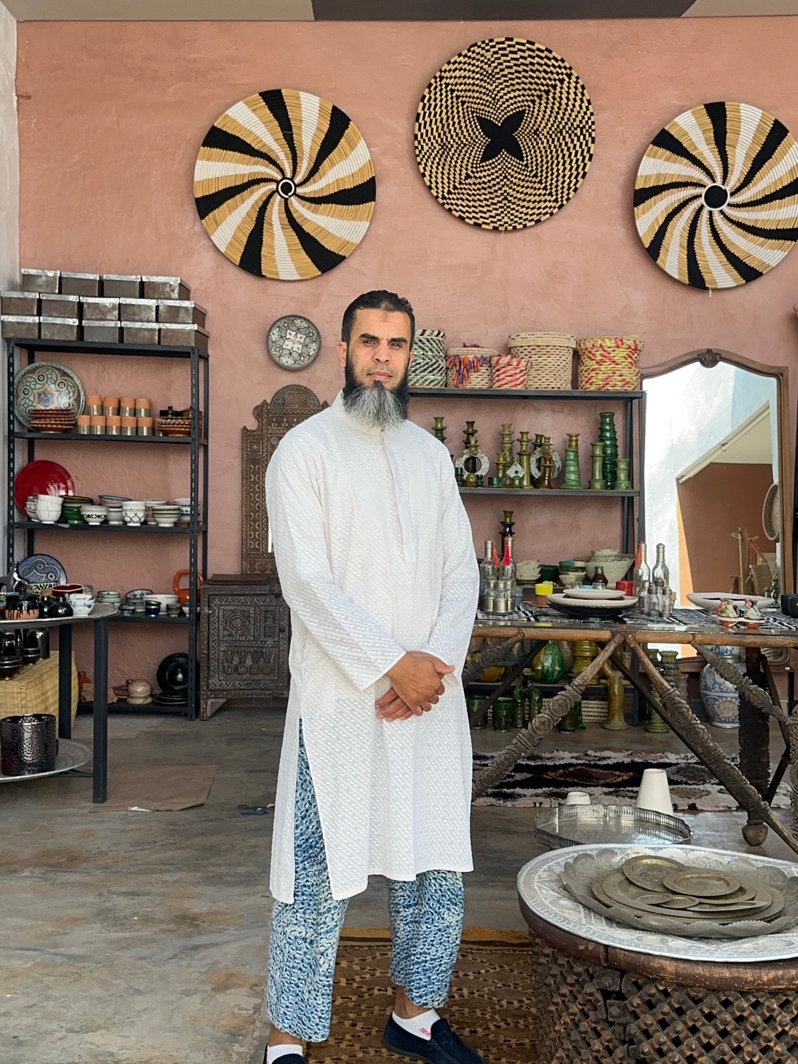 Moroccan artisan workshop